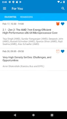 IEEE ISSCC android App screenshot 1